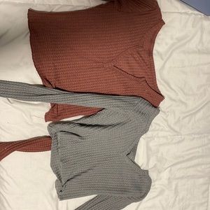 2 Cropped Long sleeves
